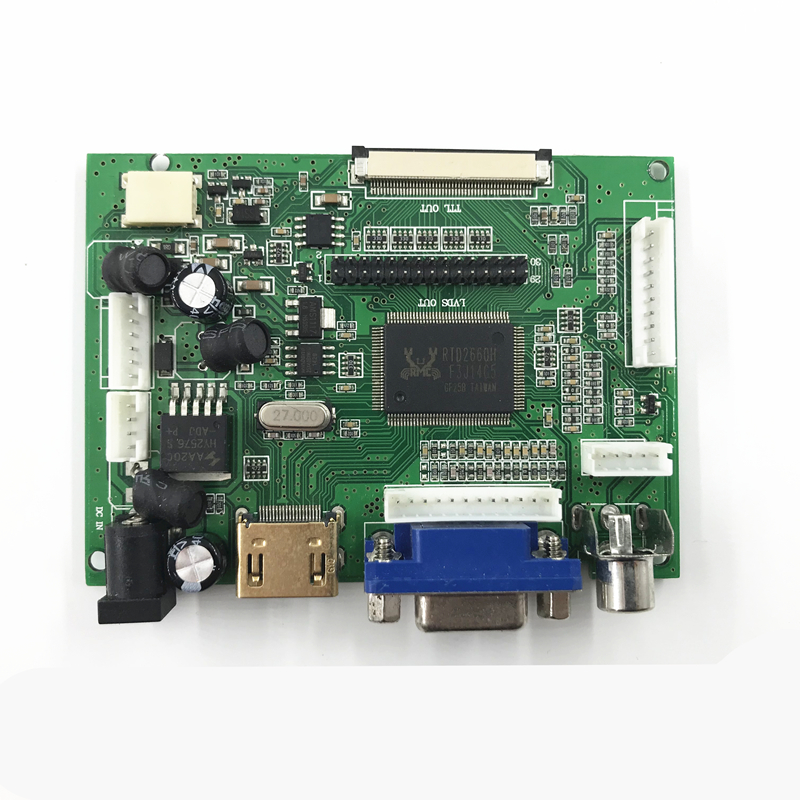 LVDS-сигнал 1920x1080(UFG) 6/8 бит FHD ЖК-панель VGA AV коннектор плата контроллера ЖК-дисплея
