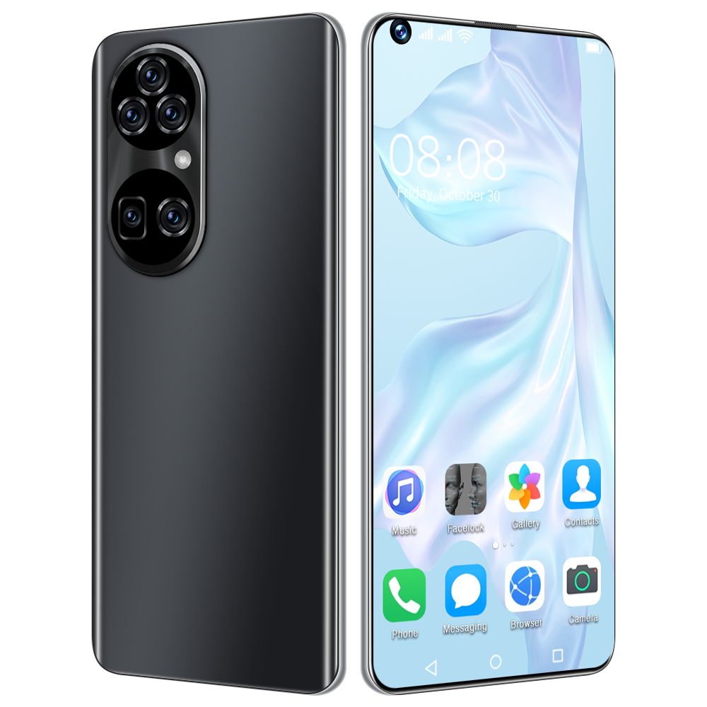 2021 New P50Pro Unlocked Smartphone 1440x3200 10Core Android11 16GB + 512GB 5G Large Capacity Mobile Phone