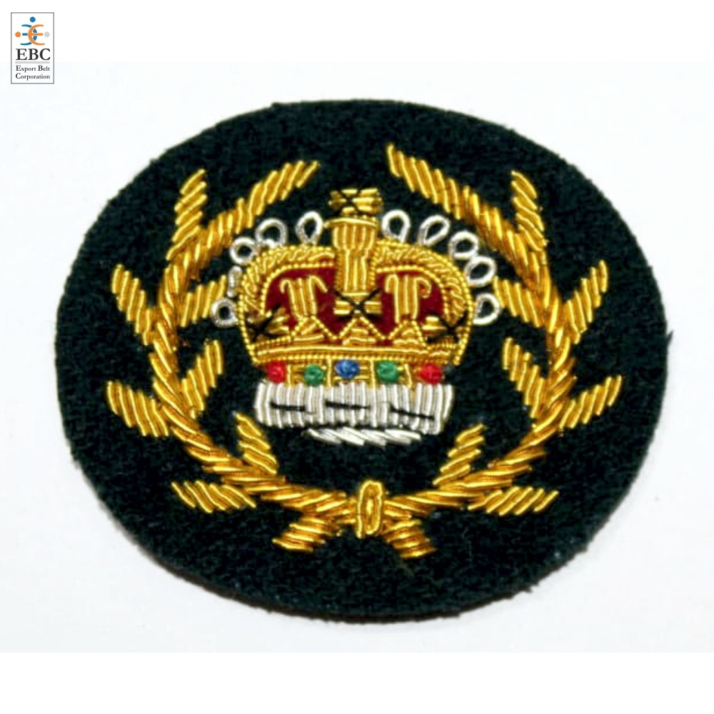 Бейдж ER Crown, нашивка с ручной вышивкой