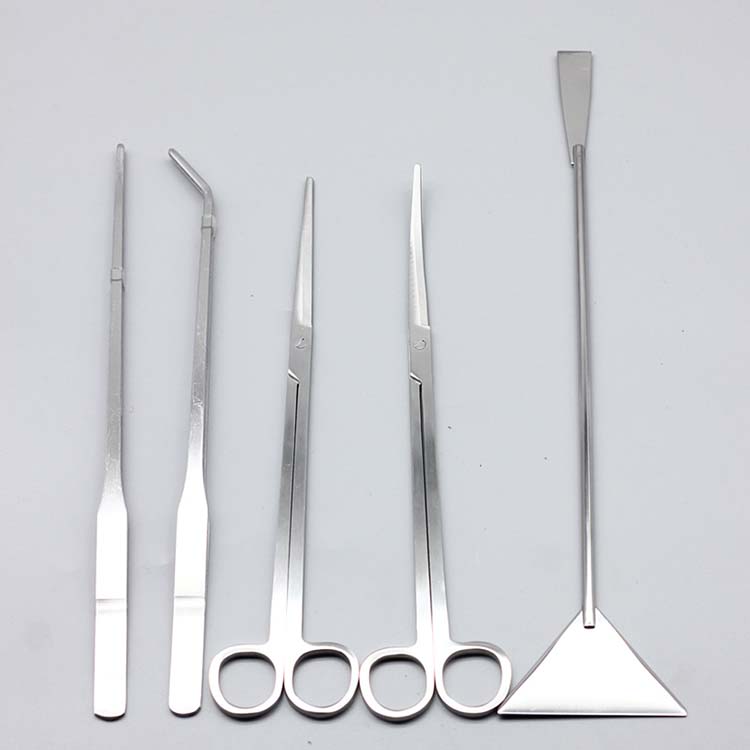 Aquarium Landscaping Tools Set Tweezer Plantscissor Straight / Curved Aquarium Plant Tools Set