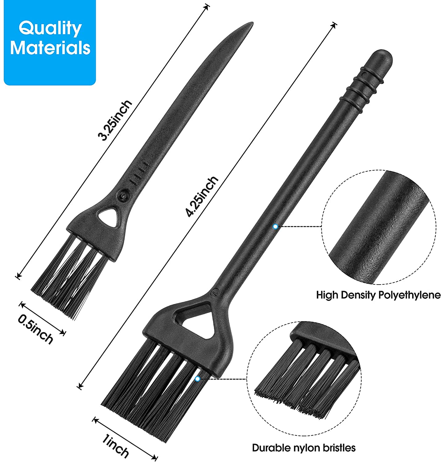6-Piece PC Laptop Keyboard Cleaning Kit Antistatic Brush for Gap Track and Narrow Space Sustainable Tools