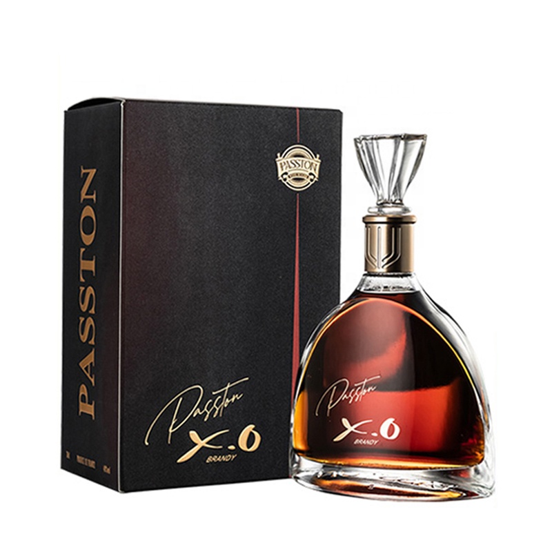 Упаковка для французского бренди Passton X.O Brandy 40% Том, Подарочная бутылка для спиртовых напитков