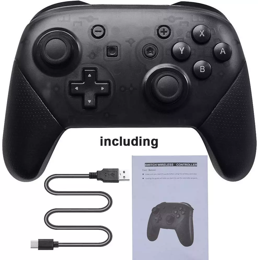 Newfind dual shock Скриншот Функция беспроводной NS переключатель pro джойстик игровой контроллер для коммутатора pro/переключатель/PC