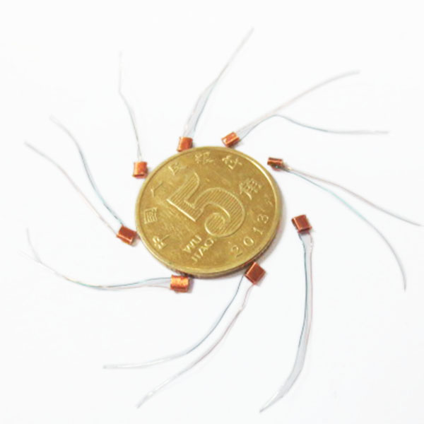 Миниатюрная воздушная катушка RFID с магнитным сердечником и используемой медной проволокой 0,0125 мм