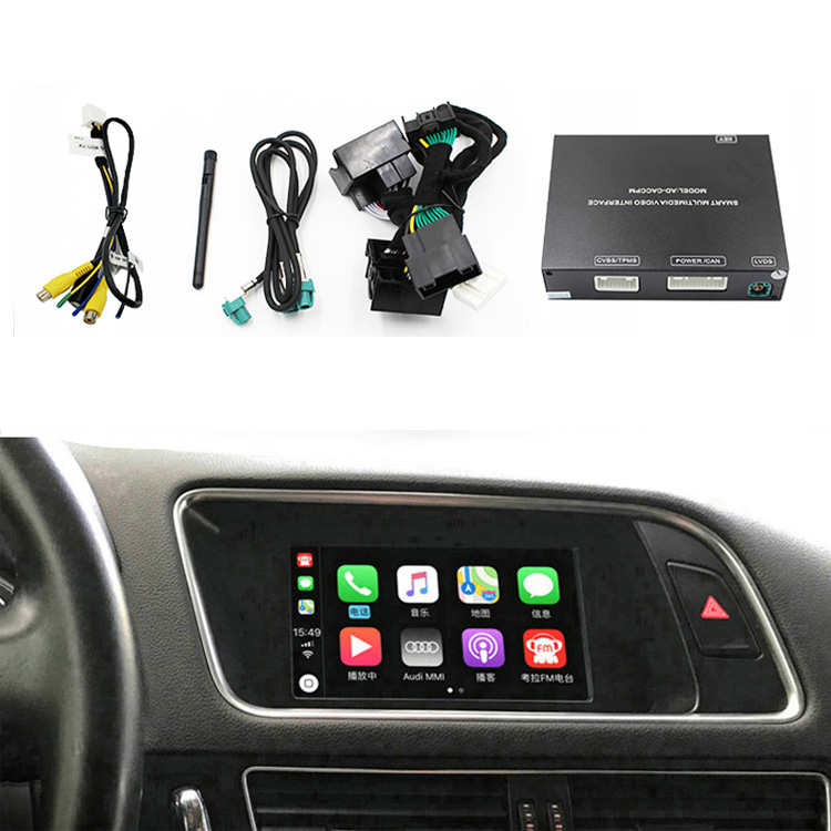 Plug and Play mirror link Airplay android auto wireless carplay for Audi Q5 A4 A5 A6 C7 A7 A8 S5 S7 MMI carplay box