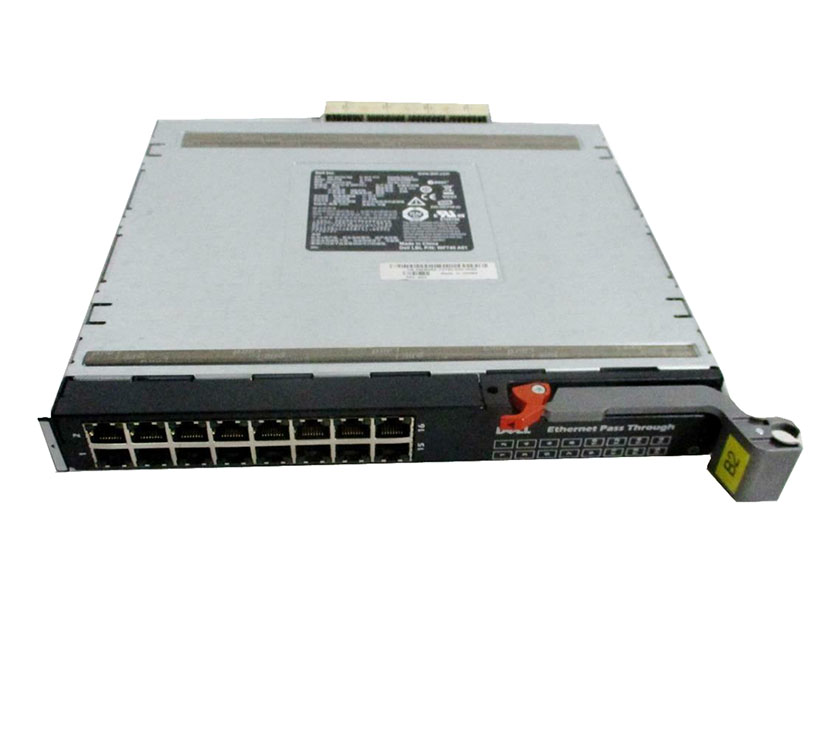 Оригинальный Для Dell PowerEdge M1000E 16-портовый гигабитный Ethernet сквозной модуль 10G-PTM 0WW060 полностью протестирована