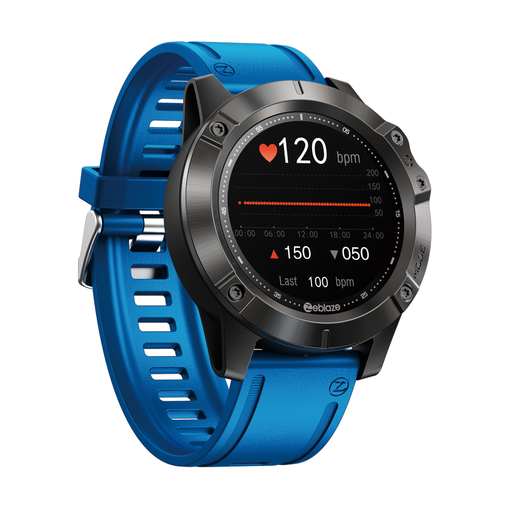 Смарт-часы Zeblaze VIBE 6 мужские, IP67, с пульсометром и тонометром
