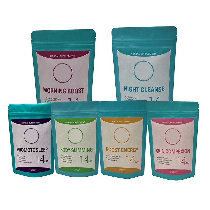 Травяной органический собственная Марка Detox And Energy Tea TGA, треугольный нейлоновый чайный пакетик, оптовая продажа