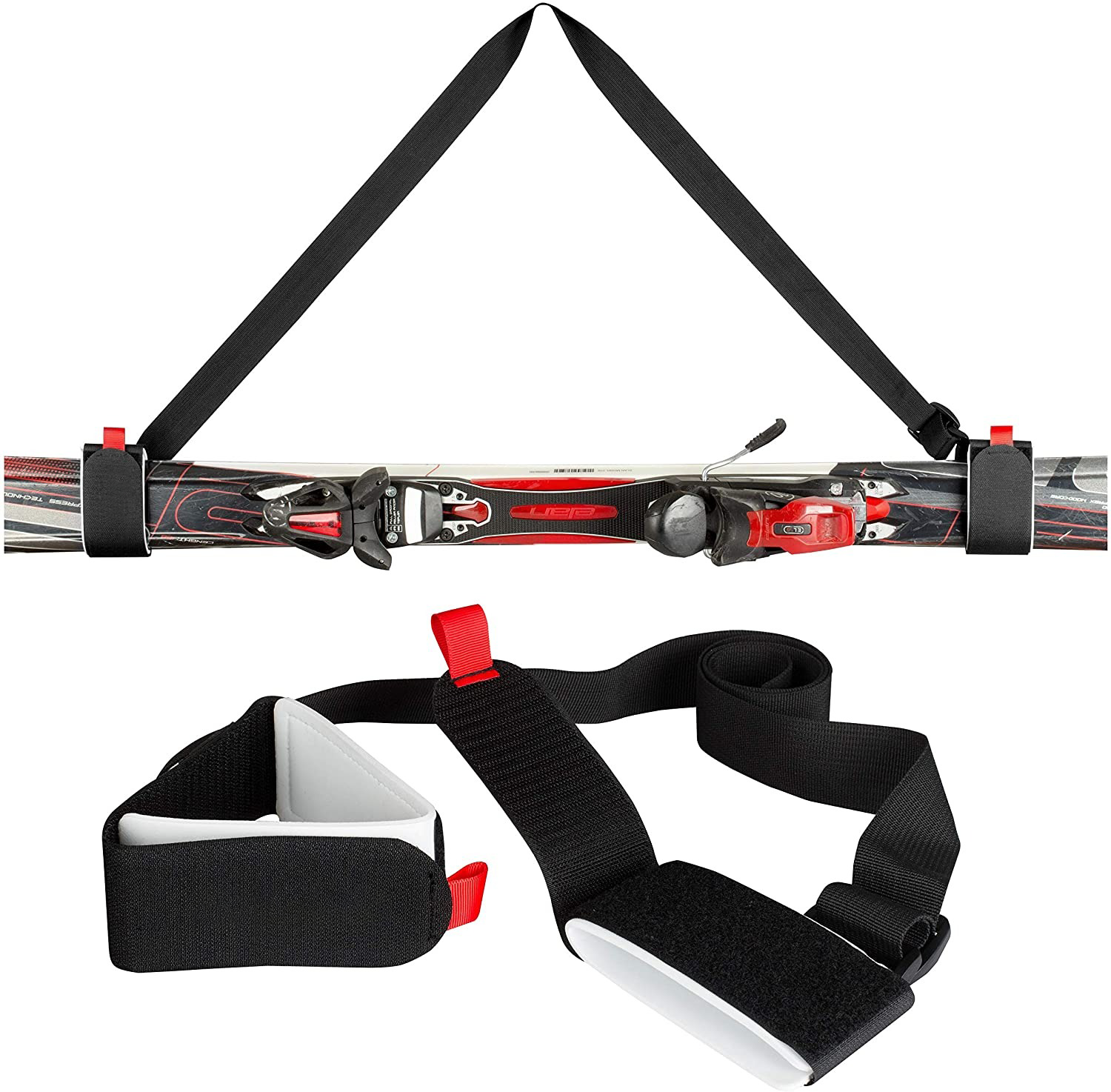 Snowboard hand strap cross-country ski pole single shoulder strap