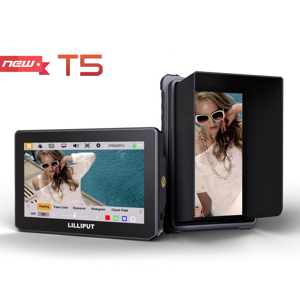 LILLIPUT T5 5 дюймовый сенсорный экран IPS Full HD 1920x1200 4K HDMI 60 Гц накамерный видео с полевым монитором для BMPCC 6K R5 A73 цифрового однообъективного зеркального фотоаппарата