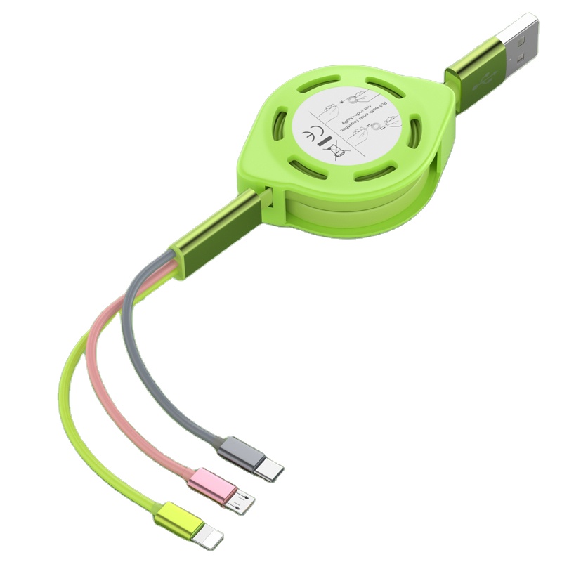 3in1 USB кабель для передачи данных для iPhone быстрое зарядное устройство кабель для зарядки для телефона Android Тип c xiaomi huawei Samsung провод зарядного устройства для iPad