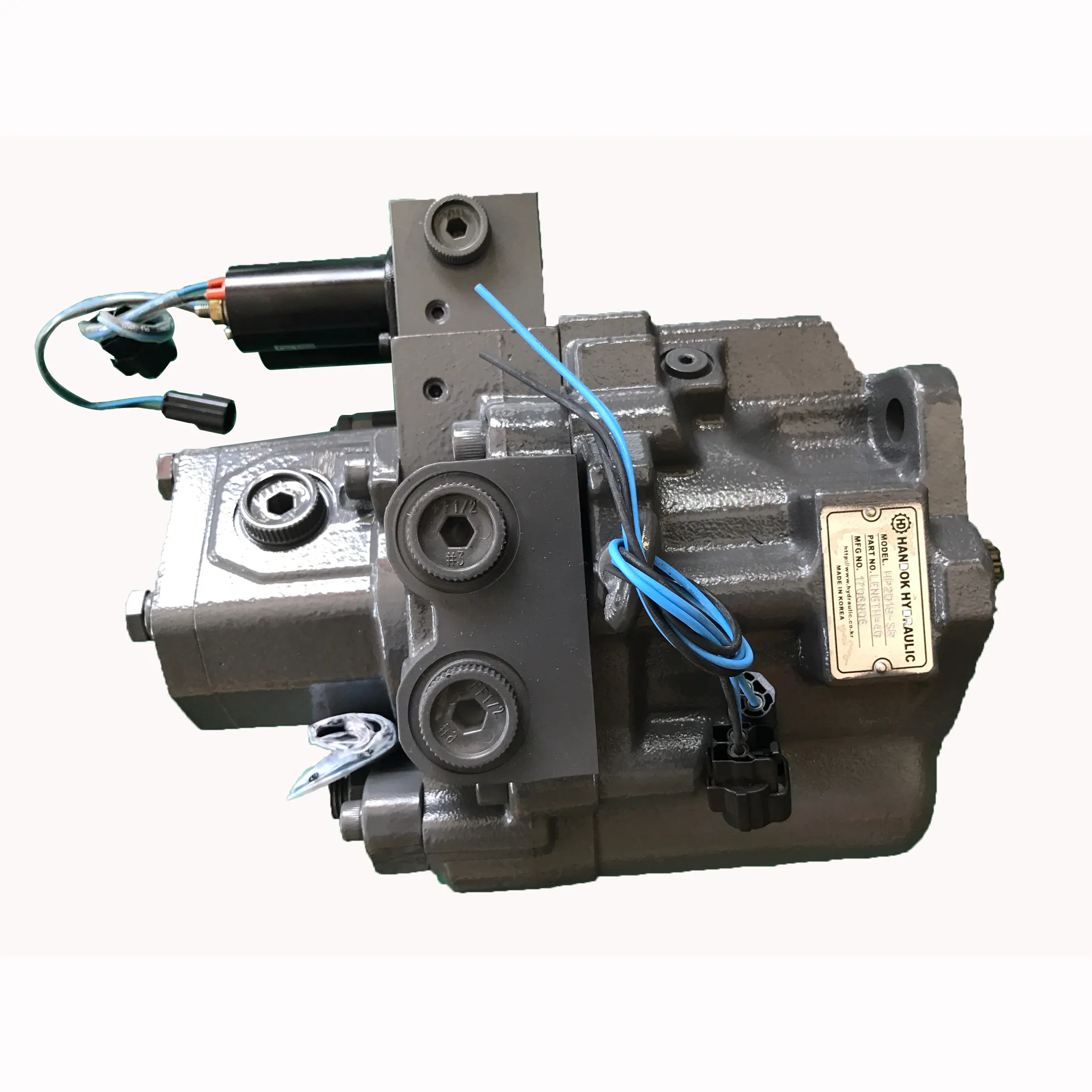 Excavator Accessories Hydraulic Pump With Solenoid Valve Assembly HP2D18-SR