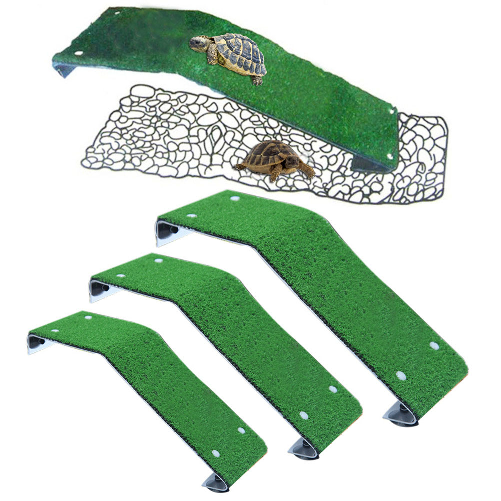 Turtle Drying Platform Simulated Lawn Fish Tank Climbing Platform Fish Tank Aquarium Turtle Tank