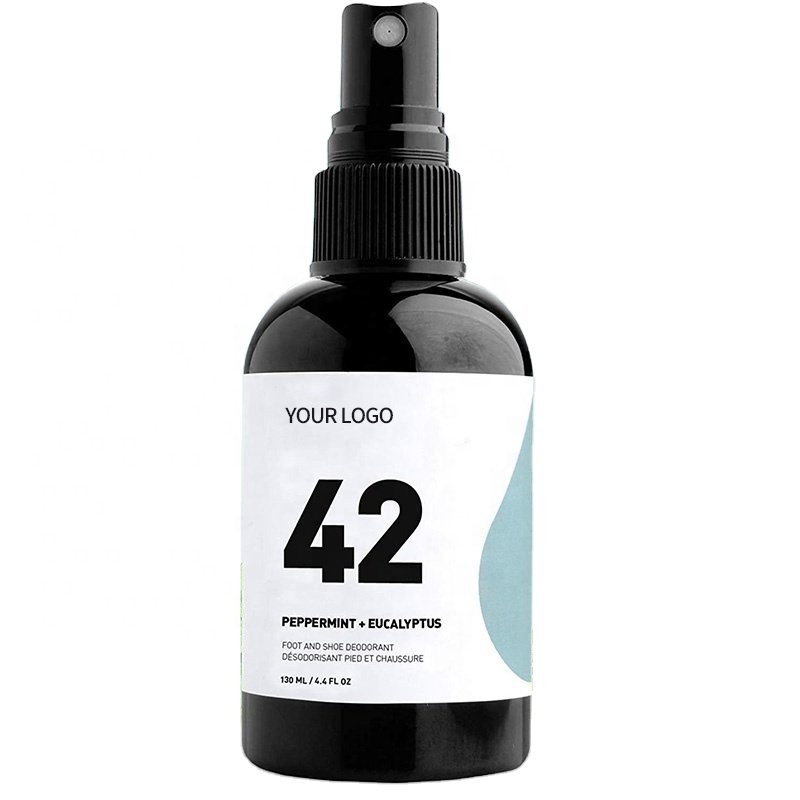 Hot Sale Shoe Odor And Scent Removal Natural Organic Essential Oil Foot Deodorant Spray