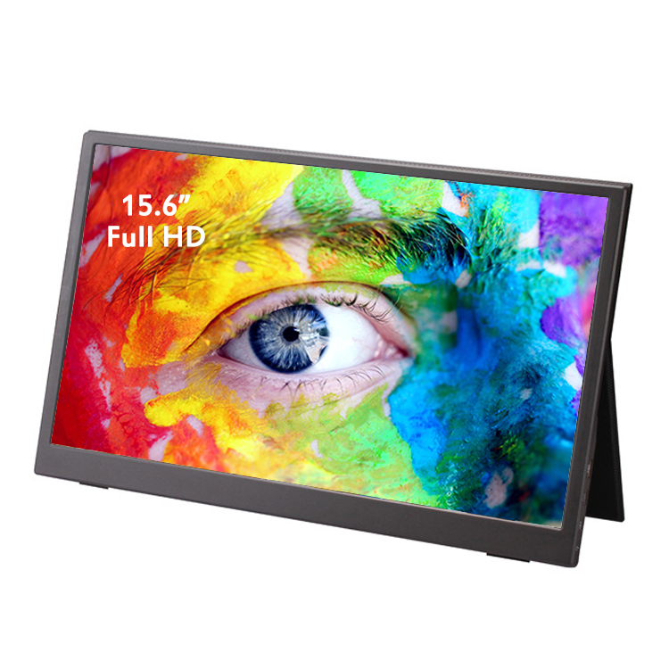 Игровой монитор Full HD 1080P, портативный монитор 15,6 дюйма, 4K дисплей с USB Type-C для Xbox Ps4, переключателей, сотовых телефонов, ПК, ноутбуков