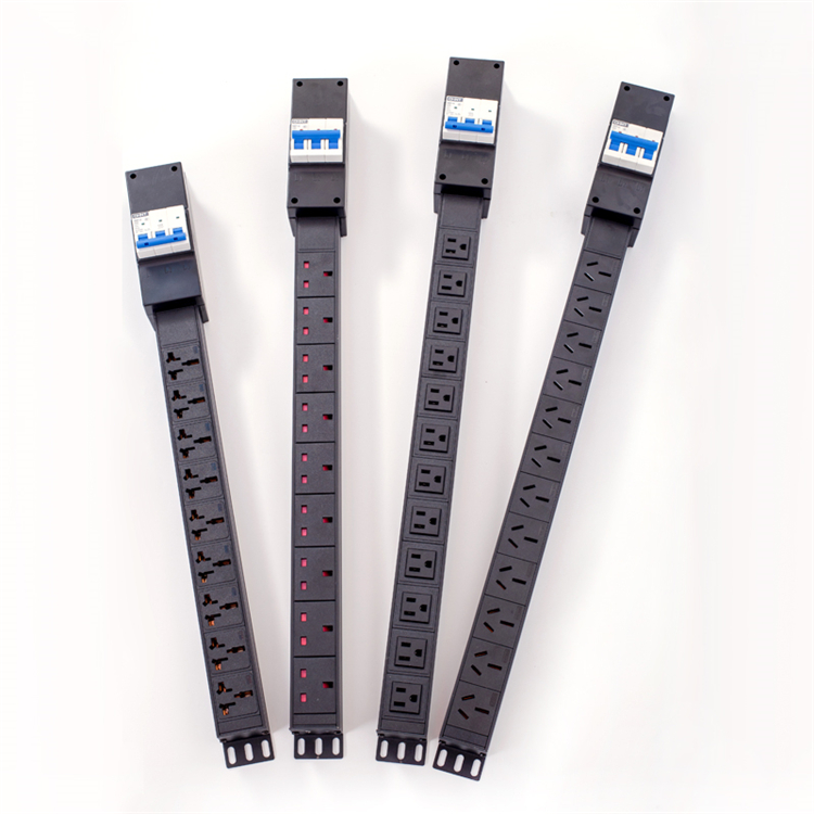 Хорошее качество, черная розетка UK PDU, 9 каналов, 3P 63a, воздушный переключатель, розетка PDU, удлинитель