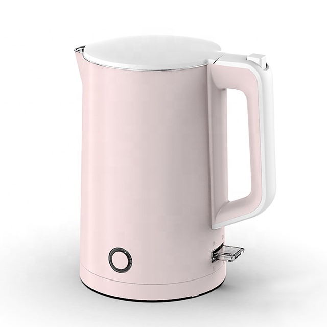 Новая мода 1.5L/1,8/2.0L из нержавеющей стали с двойным слоем беспроводной электрический чайник розовый Южная Африка