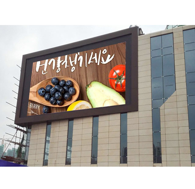 Наружный рекламный экран TOPLED, настенный рекламный баннер HD P6 P8 P10, наружный светодиодный дисплей