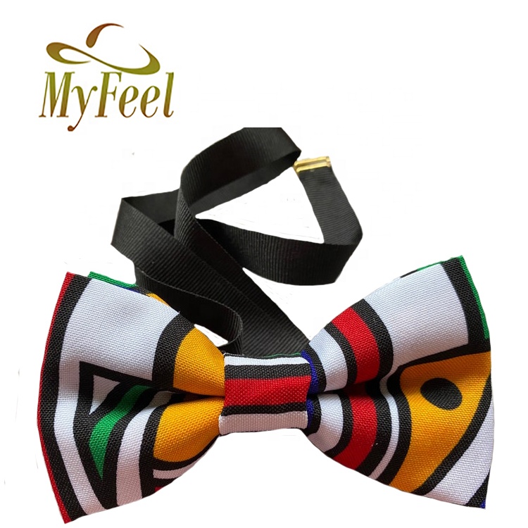 2021 Fashion Handmade Bowtie African Print Bowtie Print Accessories for Men Male Grooming Wedding Bowtie