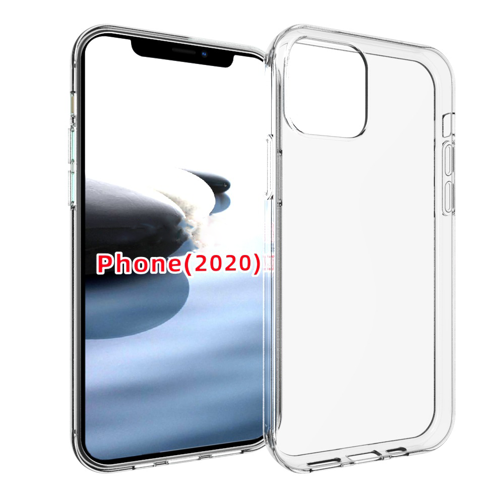 Прозрачный акриловый чехол для телефона из ТПУ для iPhone 12 12 Pro 12 Pro Max, резиновые мягкие чехлы из ТПУ для iPhone 12, прозрачный чехол