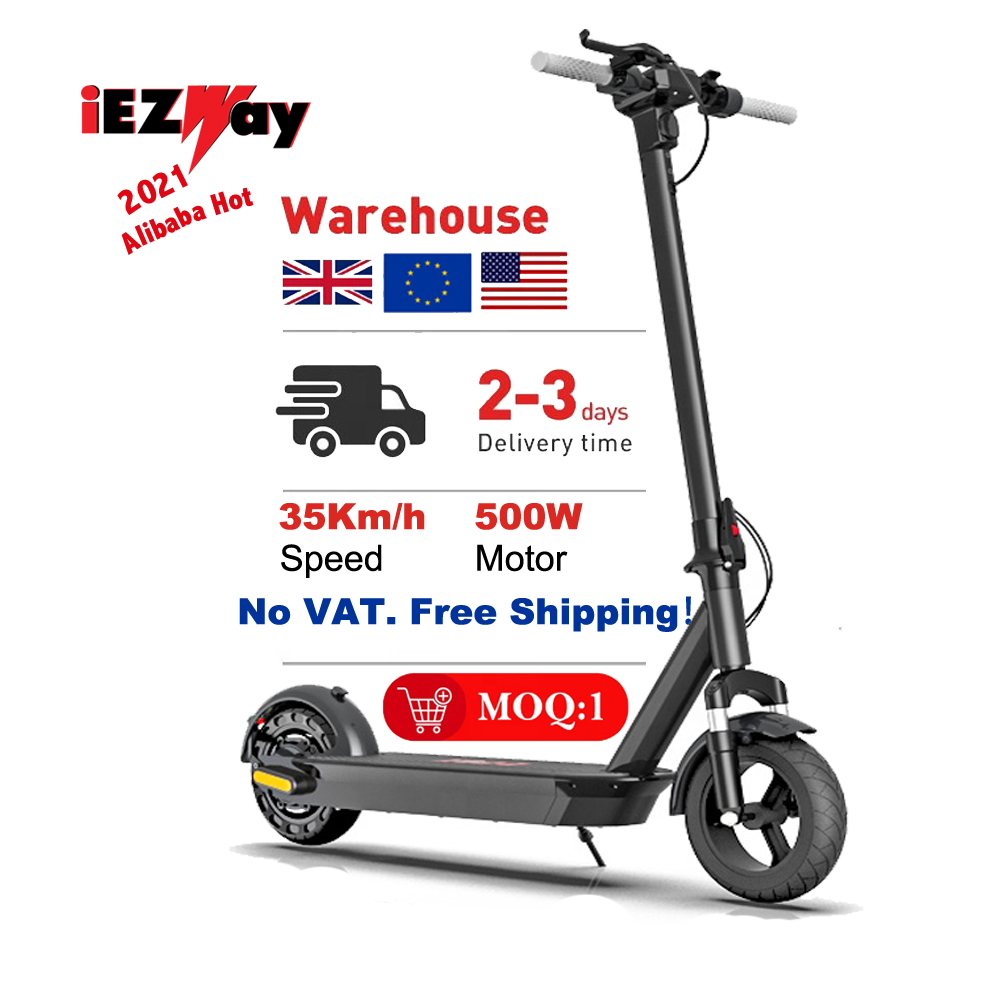 Drop Shipping Kick scooters 10.4Ah 15Ah Battery 8.5 inch 10 inch 350w 500w Motor 32KM Range EZ6 Pro Foldable Electric Scooter