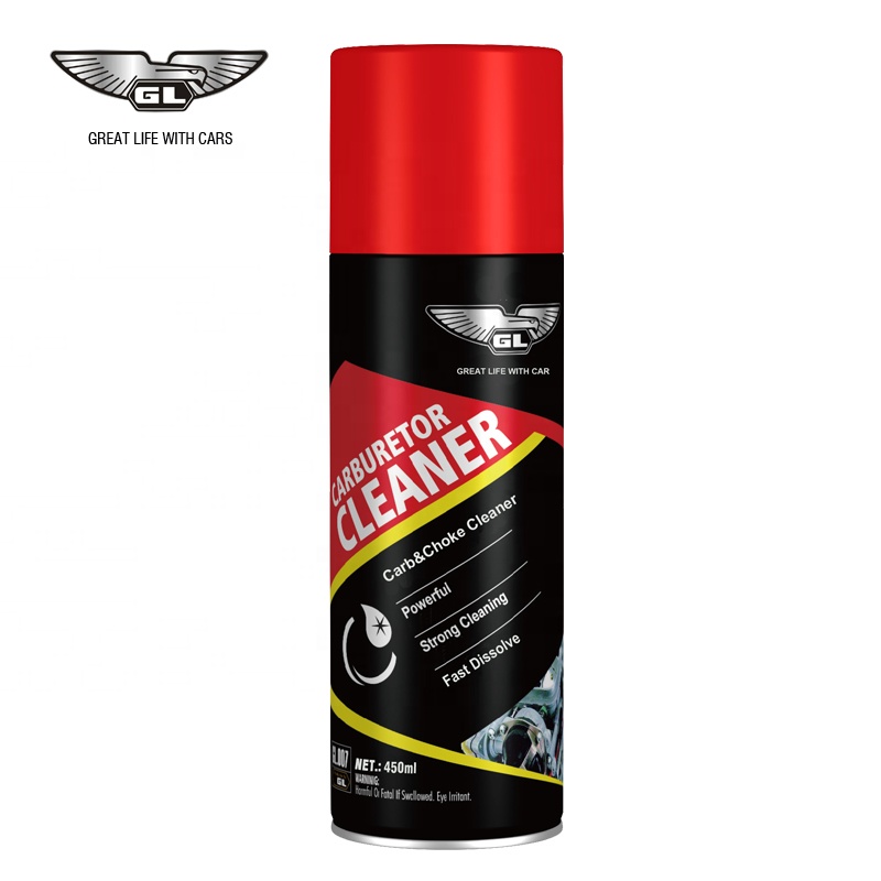GL 250ml 450ml car aerosol carb cleaner spray with free samples and design