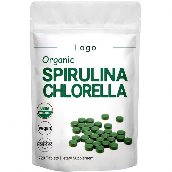 In Stock High Quality Wholesale Price Healthcare Supplements Bulk Spirulina Chlorella Tablets
