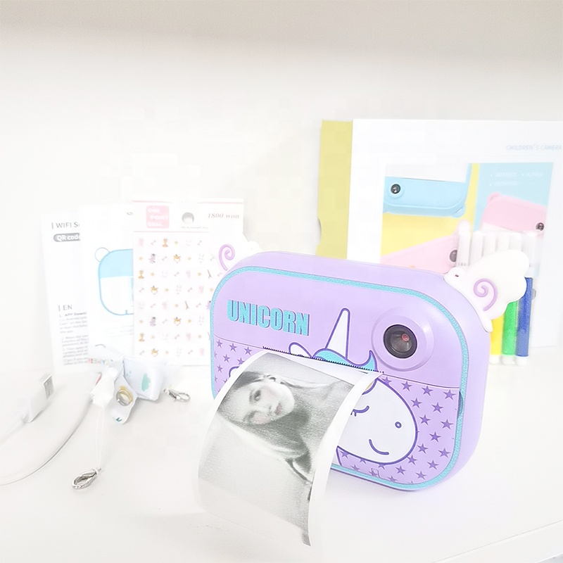 Unicorn flamingo design Rcording function rohs FCC Photography / Video / Print cute cartoon children's camera