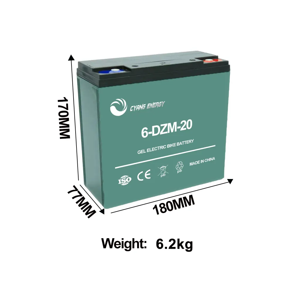 Hot sale 12v24ah 12v20ah rechargeable  gel lead acid battery for electric bike/bicycles/Scooter/Vehicles