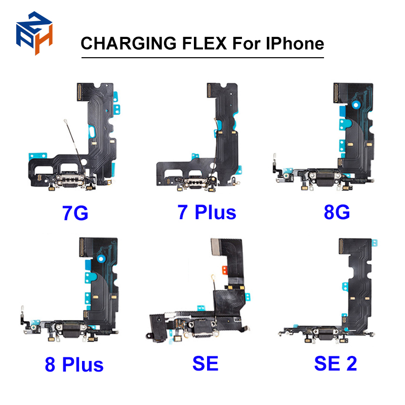 Разъем для зарядки по цене производителя, USB гибкий кабель для iphone 6 6 plus 6s 6s plus 7 7 plus 8 8 plus X Xr Xs max, запасной гибкий кабель