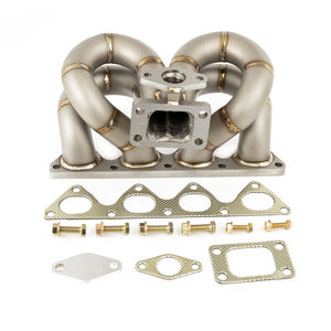 Турбоколлектор для Acura Integra Honda Civic del Sol B16 B18 DOHC T3 38 мм WG