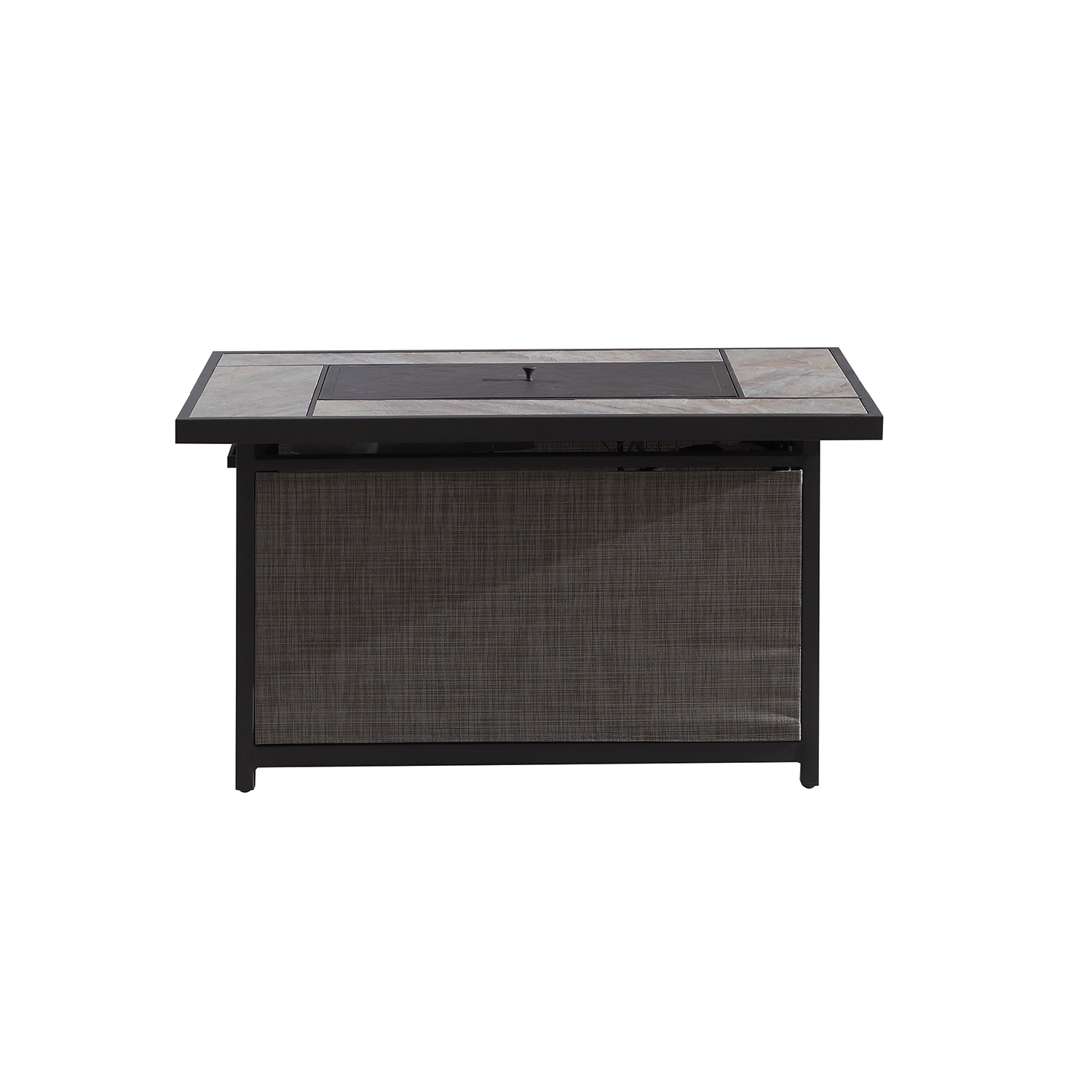 hot sell garden decoration outdoor furniture rectangle gas fire pit table