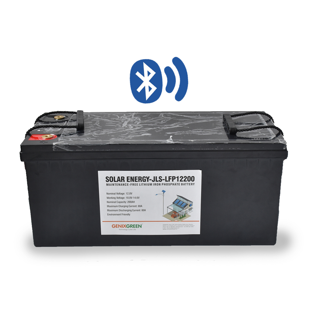 Smart BMS Bluetooth + Grade A Cells Battery Pack Mobile App Monitoring 200AH 12V Bluetooth Battery