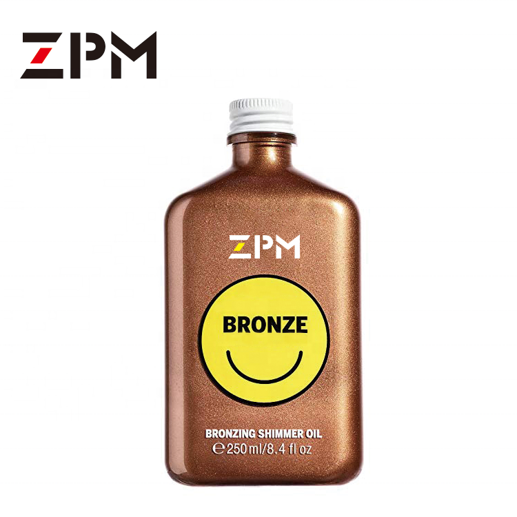 Фирменная торговая марка ZPM OEM/ODM, светящаяся жидкость-осветлитель, бронзирующий интенсификатор, мерцающее загарочное масло