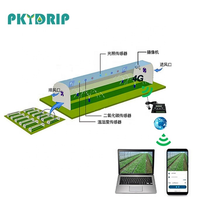 Agricultural Greenhouse Intelligent remote monitoring system smart greenhouse With app Control System