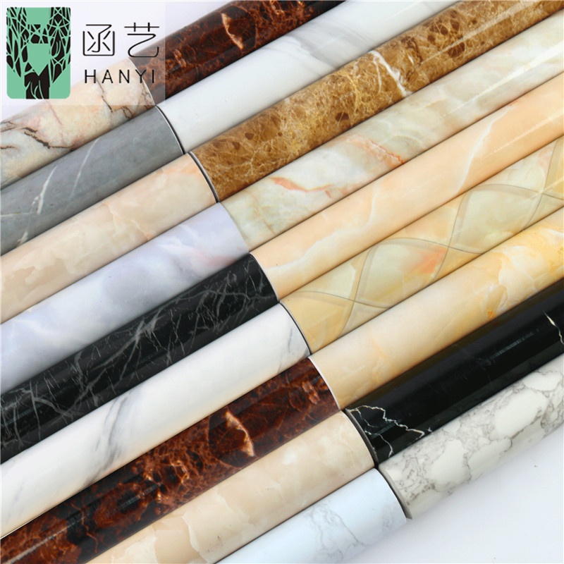 5M Modern Pvc Marble Waterproof Vinyl Self Adhesive Wallpaper Roll Wall Sticker Contact Paper