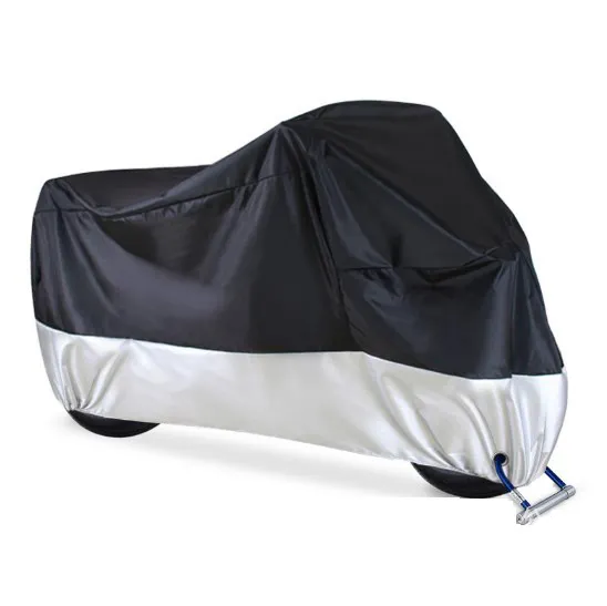 Four Season motor cover outdoor Waterproof Sun Motorcycle Cover With Lock Holes Tear-Proof