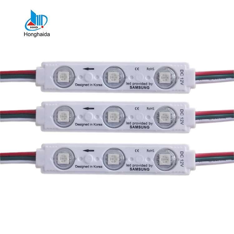 12v smd 5050 полный цвет мечты в погоне за впрыска 3 провод rgb ic светодиодный модуль