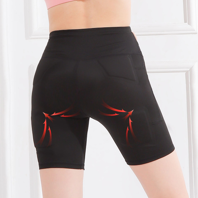 Portable Home Use EMS Buttock Hip Lifting Gymtech Shorts, Women Fitness EMS Electronic Vibrator Pulse Massage Pants
