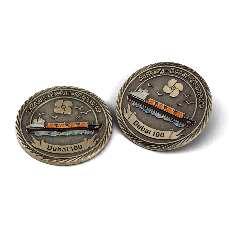 Manufacturer Wholesale Custom Commemorative Crafts 3D Souvenir Antique Brass Coin