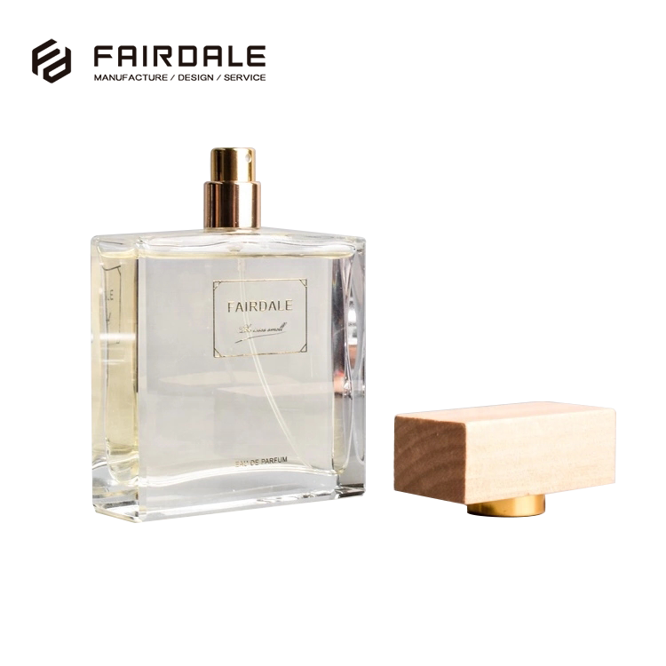 High Quality Empty Glass Cap Perfume Bottle Refillable 100 Ml Perfume Bottles