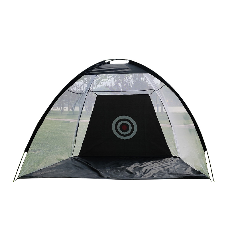 Indoor and outdoor portable folding percussion bag golf net practice hitting outdoor