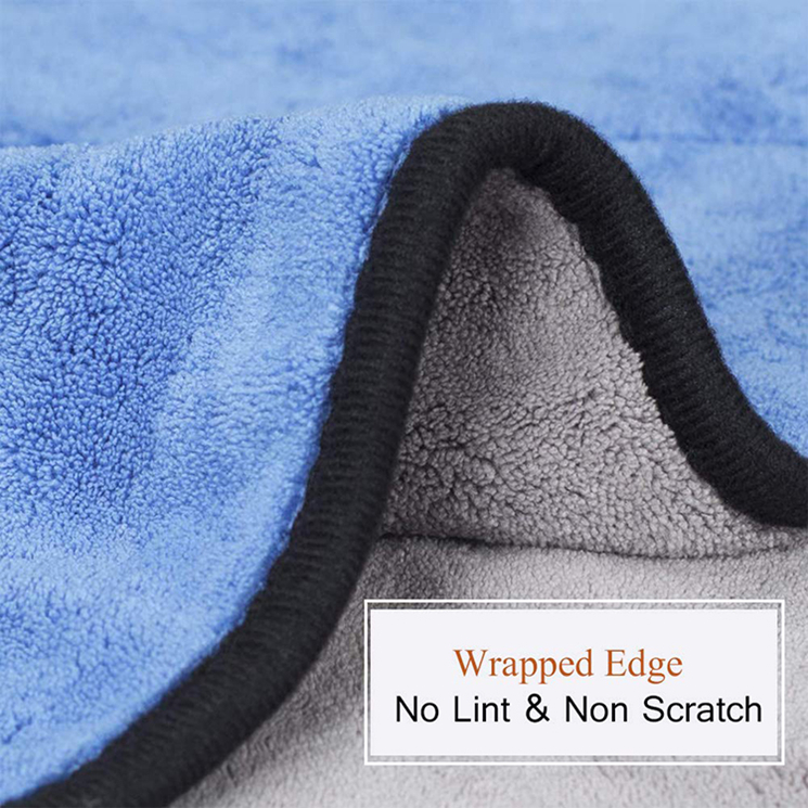 Absorbent 600gsm Cleaning Cloth Microfiber Car Towel   quick-drying Microfiber Towel