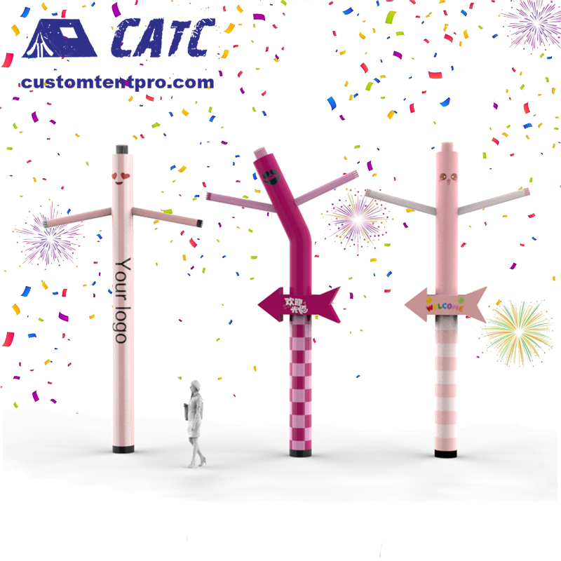 CATC Fun Waterproof Advertising Inflatables Colorful Air Dancer and Tube with Blower for Party Decorations