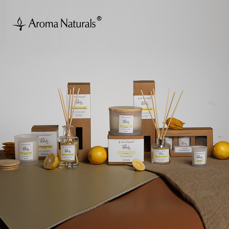 Ароматические свечи Aroma Naturals, элегантные ароматические свечи с деревянной крышкой, ароматические Ароматические ароматические свечи из сои, частная торговая марка, ароматизированный соевый воск