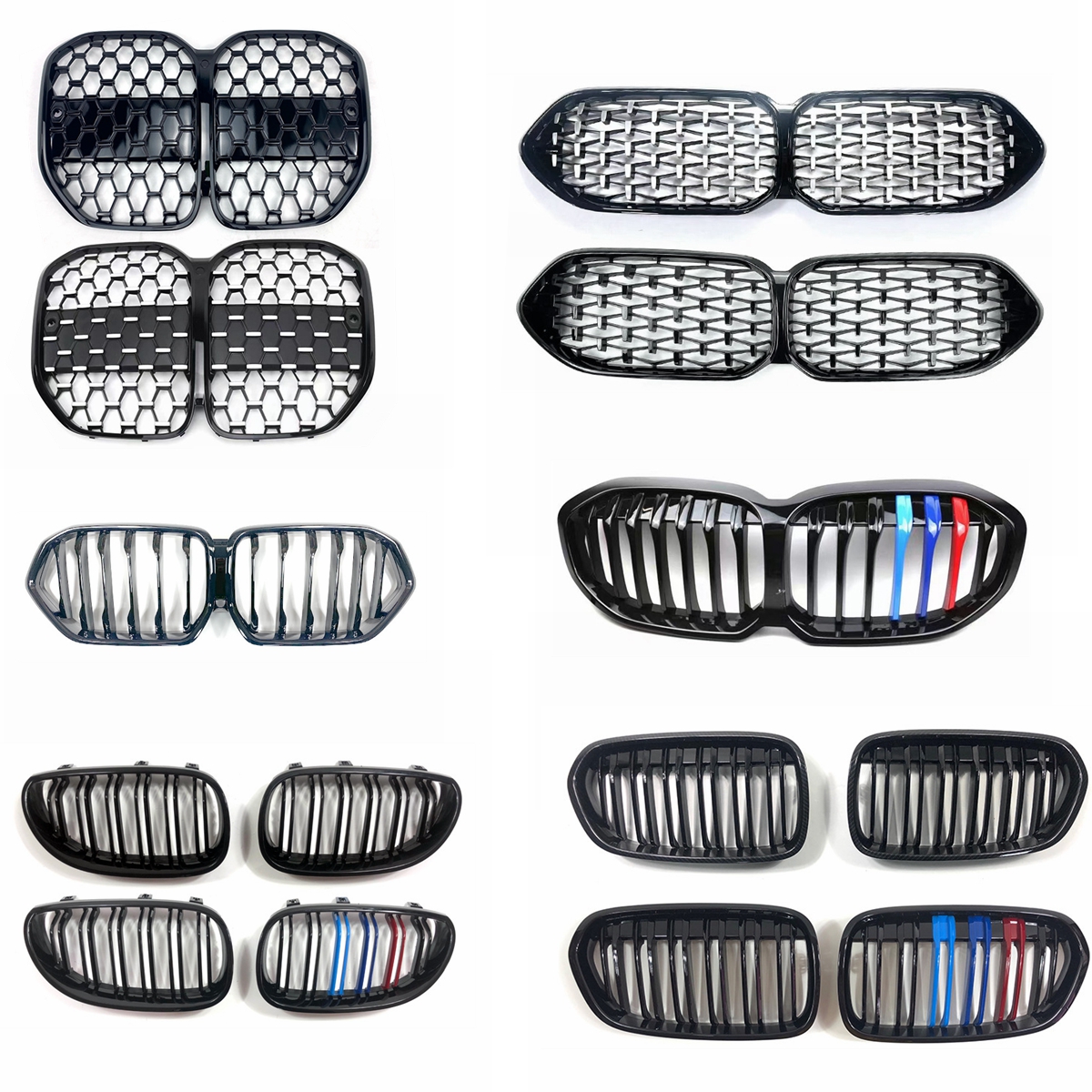 Решетка переднего бампера, решетка для BMW G22, G23, G30, G38, F30, F35, F44, F40, F52, E90, E92, E93, G06, X5, X6, F10, f18, E60, E61