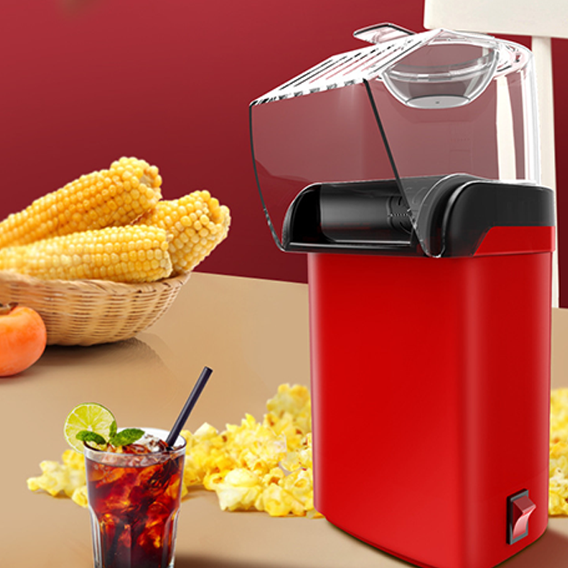 Household Hot Air Popcorn Maker Useful Small Popcorn Machine Commercial Automatic Popcorn Maker