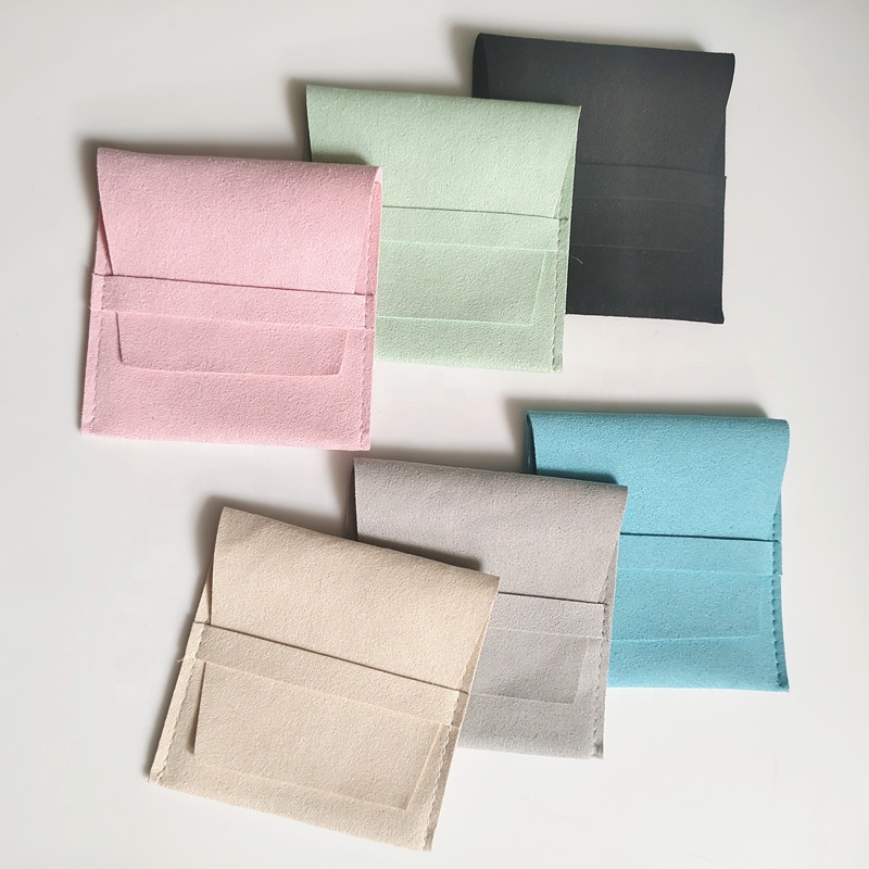 goods in stock multifunction Velvet Microfiber Jewelry Bag Packaging Jewelry Pouch