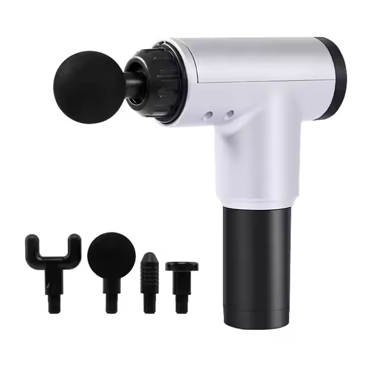 320 Handheld massage gun electric machine portable Massager products equipment Set 4 heads foot neck back Therapy Equipment