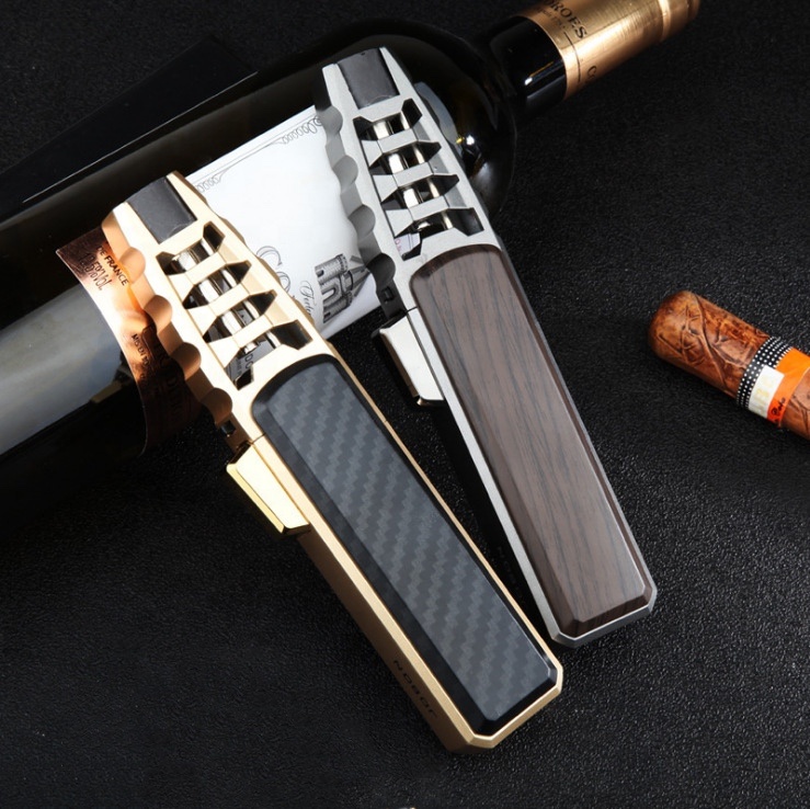 Оптовая продажа, газовая зажигалка JOBON с логотипом на заказ, зажигалка с голубым пламенем, Бутановая Зажигалка для кухни